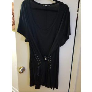 Lovesick by Torrid Lace Up Side Oversized Tee, 4X